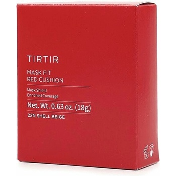 Tirtir Mask Fit Red Cushion dlhotrvajúci make-up v hubke 22N Shell Beige 18 g