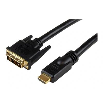 StarTech StarTech. com HDDVIMM3M адаптер за видео кабел 3 м HDMI DVI-D Черен (HDDVIMM3M)