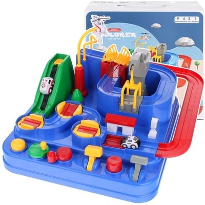 iMex Toys Multifunkční automobilová překážková dráha