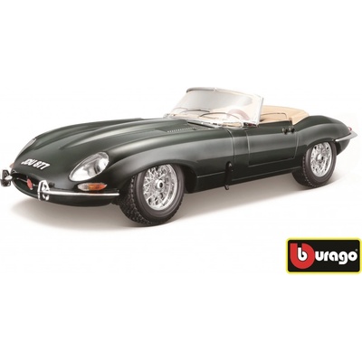 Bburago Jaguar E type Cabriolet zelená BB18 12046 1:18