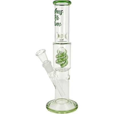 Amsterdam Skleněný bong s perkolací Green 29 cm