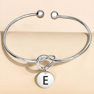 HARAHU Гривна Alphabet - E / Сребърна KP21257 (21257)