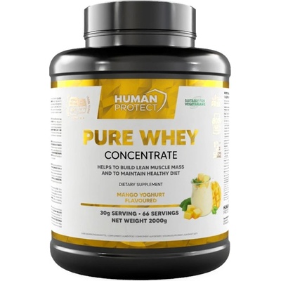 Human Protect Pure Whey Concentrate [2000 грама] Манго Йогурт