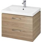 Cersanit Комплект стенен шкаф и мивка Cersanit Lara, орех 60 см (S801-174)