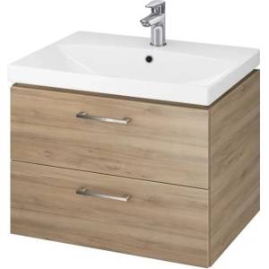 Cersanit Комплект стенен шкаф и мивка Cersanit Lara, орех 60 см (S801-174)