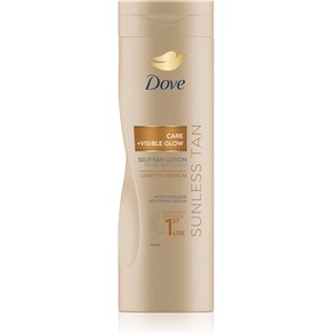 Dove Sunless Tan бронзиращ лосион цвят Fair 400ml