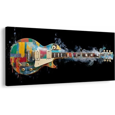 Obraz farebná elektrická gitara