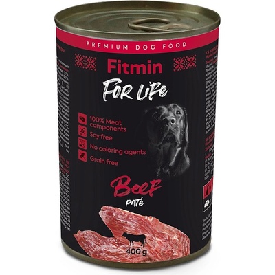 Fitmin Консерва Fitmin For Life BEEF пате 400 г