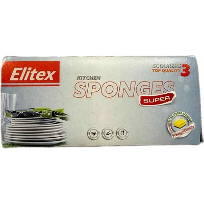 ELITEX Hubka tvarovaná 3 ks