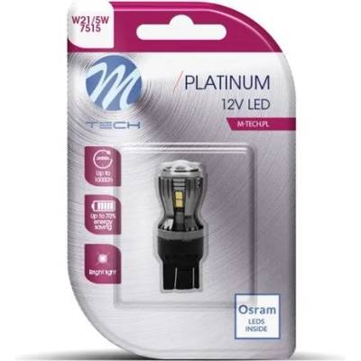 m-tech LED W21/5W T20 14x2835SMD CANBUS White крушка (LB823W)