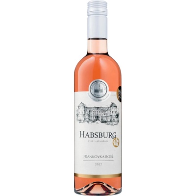 Habsburg Frankovka Rosé 2022 12,5% 0,75 l (čistá fľaša)