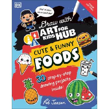 Image 1 of Draw with Art for Kids Hub Cute and Funny Foods