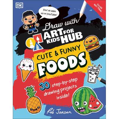 Draw with Art for Kids Hub Cute and Funny Foods | Art For Kids Hub