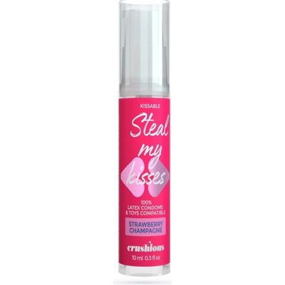 Crushious STEAL MY KISSES STRAWBERRY CHAMPAGNE FLAVOUR LUBRICANT GEL 10 ml