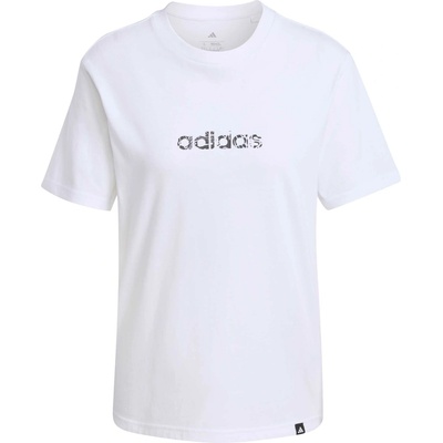 adidas Dámske tričko CAMO GRAPHIC T-SHIRT biela čierna