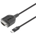 Manhattan Кабелен преходник Manhattan - USB-C към Serial DB9 / RS232, 1 м 154499 (154499)
