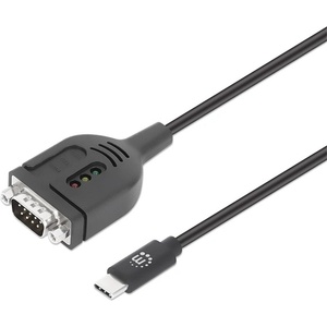 Manhattan Кабелен преходник Manhattan - USB-C към Serial DB9 / RS232, 1 м 154499 (154499)