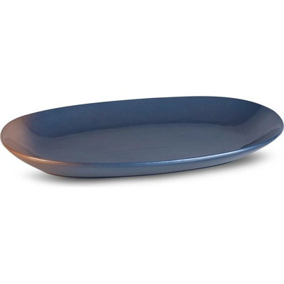 EUROFIRANY DEKORAČNÍ TALÍŘ NESSA 01 35 x 23 x 4 cm MODRÝ