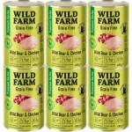 WILD FARM Premium Grain Free Wild Boar and Chicken 6x400g - беззърнена храна за котки