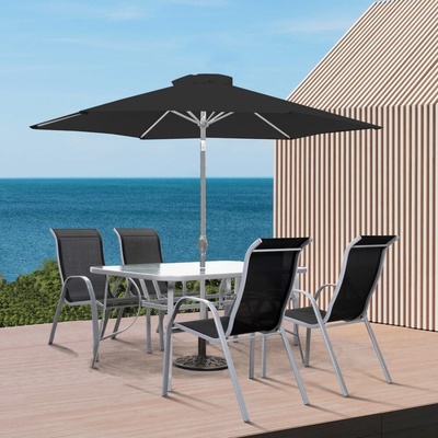 Avenberg Mallorca Ibiza černo/stříbrný, 6-dílný, Za23022