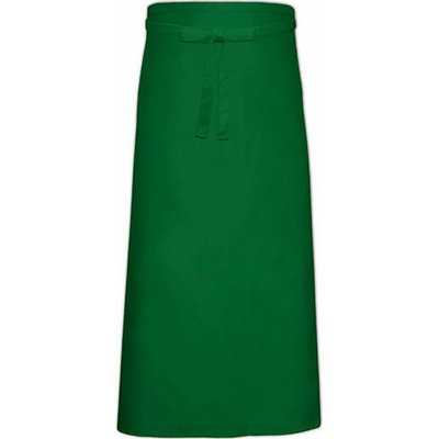 Link Kitchen Wear Francouzská keprová zástěra XXL 100 x 140 cm Zelená lahvová, 100 x 140 cm X1140
