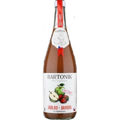 Mušt Bartonik jablko-jahoda 0,33l