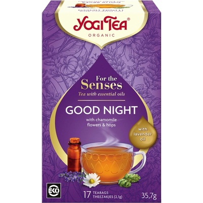Yogi Tea Bio Pro smysly Dobrou noc 20 x 2,1 g