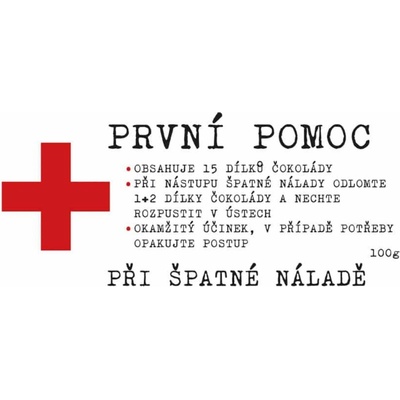Bohemia Gifts Dárková mléčná 1. pomoc 100 g
