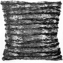 Forbyt Strieborná Pruhy čierny 40 x 40 cm