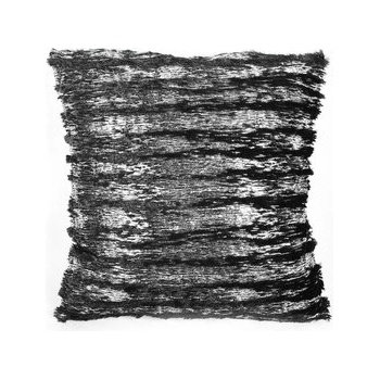 Forbyt Strieborná Pruhy čierny 40 x 40 cm