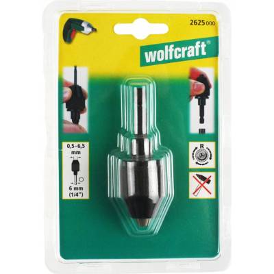 Rychloupínací sklíčidlo 0,5 - 6,5 mm Wolfcraft