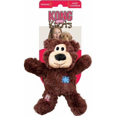 Kong Dog Wild Knots Preťahovadlo Medvedík XS