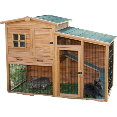 Kerbl Pet búda Fortuna s vonkajším výbehom 220 x 115 x 75 cm