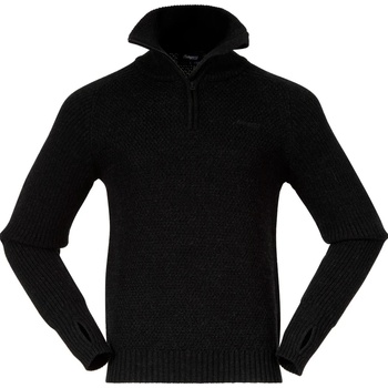 Bergans Мъжки вълнен пуловер Bergans Ulriken Jumper Merino jumper - Black (005-0358-1411)