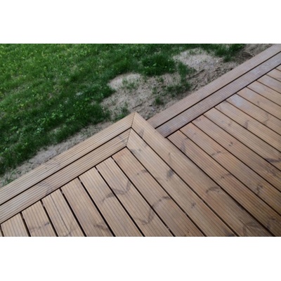 Terasové profily LunaDeck2 26x117 mm - s bočními úchyty Objednat délku: 4800mm