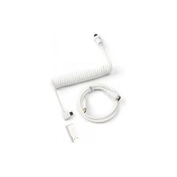 Keychron Cable Coiled Aviator Angled USB-C White (CAB-9)