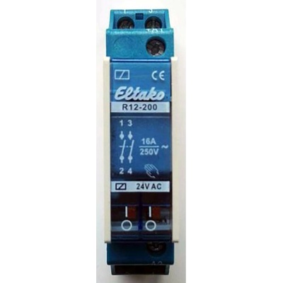 Eltako R12-200-24V spínací relé , 24 V, 8 A, 2 spínací kontakty, Piece, 1 ks
