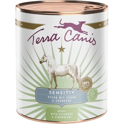 Terra Canis Sensitive Horse with cucumber & strawberry 800 г