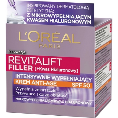 L'Oréal Revitalift Filler Anti ageing Cream SPF50 50 ml