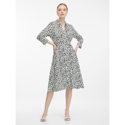 orsay Кремава дамска рокля риза до коляното ORSAY Orsay | Byal | ЖЕНИ | 34