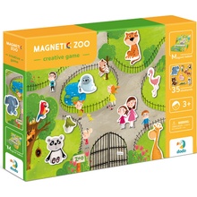 Magnetická hra V Zoo 35ks v krabici 31x22x5cm