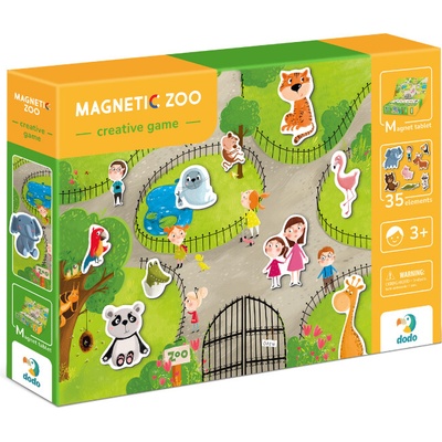 Magnetická hra V Zoo 35ks v krabici 31x22x5cm