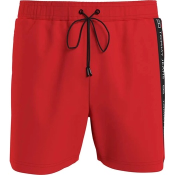 Tommy Hilfiger Бански гащета Tommy jeans Medium Side Tape swimming shorts - Red (Hot Heat)