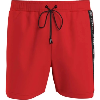 Tommy Hilfiger Бански гащета Tommy jeans Medium Side Tape swimming shorts - Red (Hot Heat)
