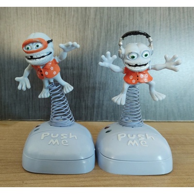 Levnoshop Postavička Crazy Frog na pružině