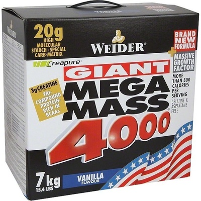 WEIDER Mega Mass 4000 7000 g – Zboží Mobilmania