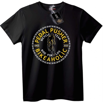 NOONEBRAND Тениска Велосипедоманиак - 2XL, White