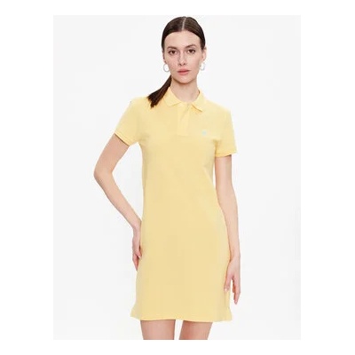 Ralph Lauren Ежедневна рокля 211799490010 Жълт Regular Fit (211799490010)