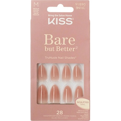 Kiss My Face Bare-But-Better Nails 28 ks
