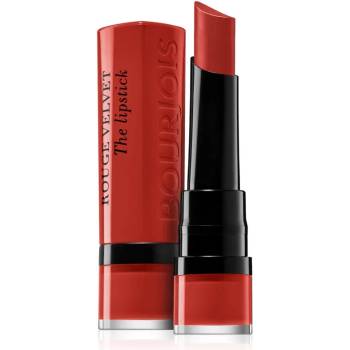 Bourjois Rouge Velvet The Lipstick матиращо червило цвят 21 Grande Roux 2, 4 гр